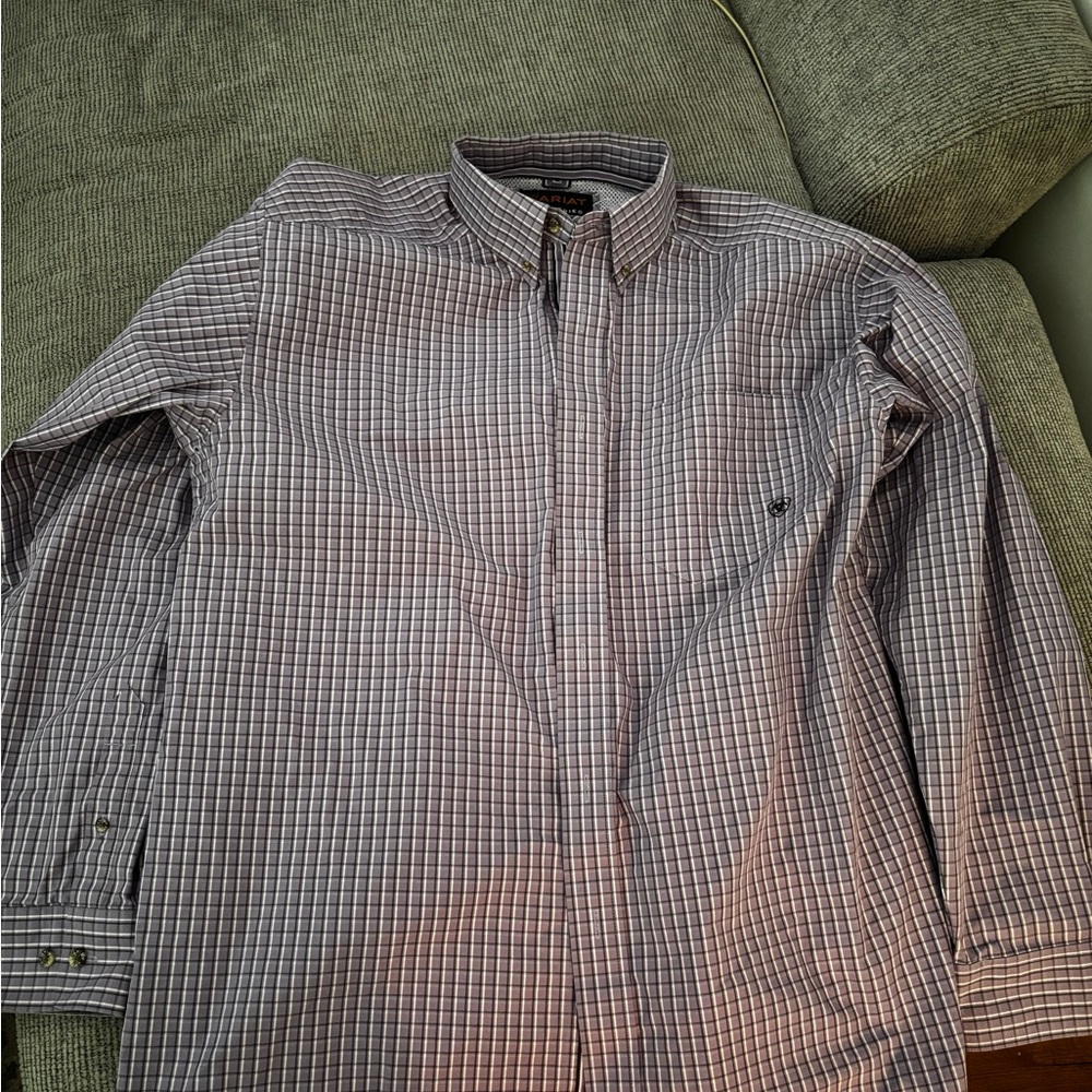 Ariat Men's Pro Series Plaid Button Down Shirt